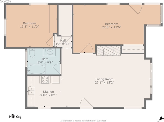 561 Madison St, Eugene, OR 97402 - home floor plan