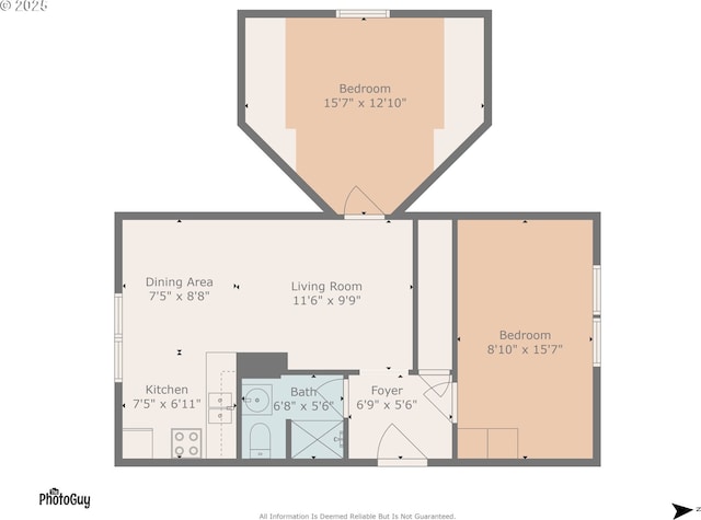 561 Madison St, Eugene, OR 97402 - home floor plan