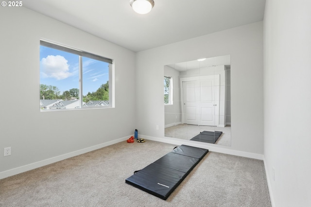 4236 E Willakenzie St, Newberg, OR 97132 - workout room with carpet floors and baseboards