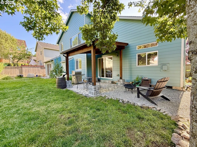 2942 NW Watkins Ct, Camas, WA 98607 - back of house with a patio area and an outdoor fire pit