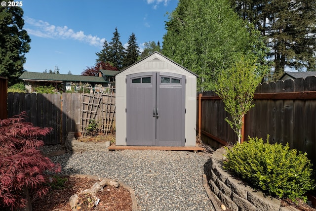 34511 Noble Rd, Saint Helens, OR 97051 - view of shed with a fenced backyard