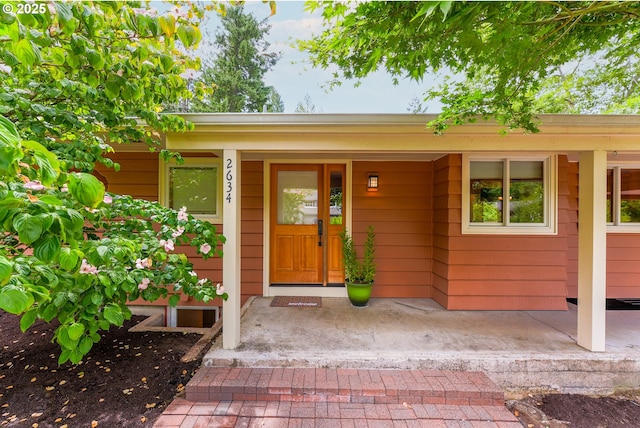 2634 SW Boundary St, Portland, OR 97239 - view of exterior entry with a porch