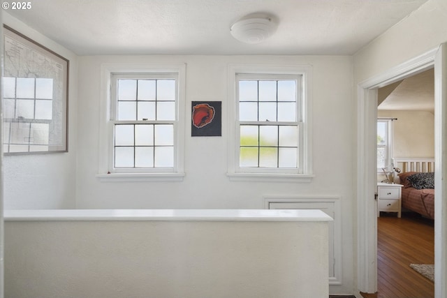 interior space featuring wood finished floors