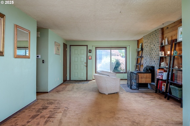 1363 SE 135th Ave, Portland, OR 97233 - carpeted entryway with a textured ceiling and baseboards