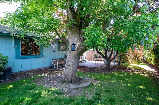 1363 SE 135th Ave, Portland, OR 97233 - view of yard featuring a patio and central AC