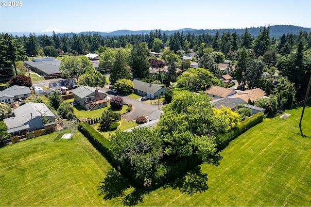 1363 SE 135th Ave, Portland, OR 97233 - aerial perspective of suburban area featuring a mountain backdrop