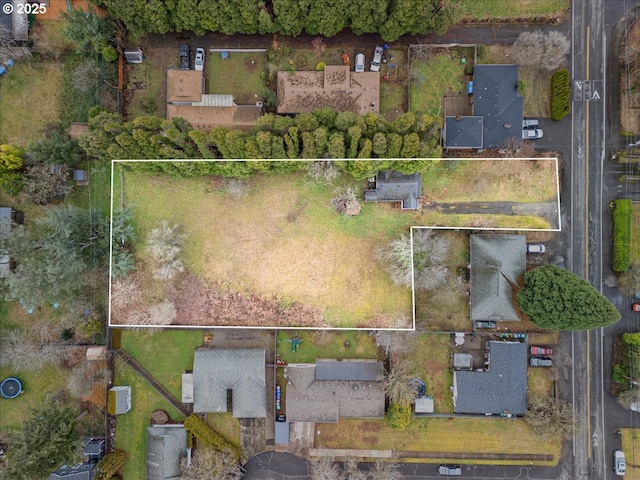 drone / aerial view featuring a residential view