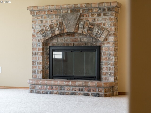 651 SW Westview Dr, Mcminnville, OR 97128 - detailed view of a fireplace and carpet floors