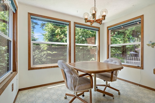 1430 NW 19th St, Gresham, OR 97030 - dining space with a chandelier, healthy amount of natural light, and light flooring