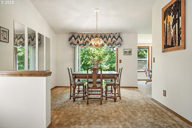 1430 NW 19th St, Gresham, OR 97030 - dining room featuring carpet and a chandelier