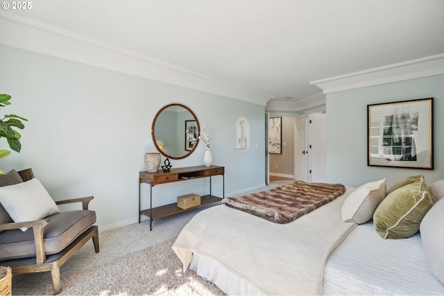 1365 NW 96th Ave, Portland, OR 97229 - bedroom featuring carpet, ornamental molding, and baseboards