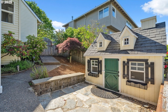 1365 NW 96th Ave, Portland, OR 97229 - view of patio featuring an outdoor structure