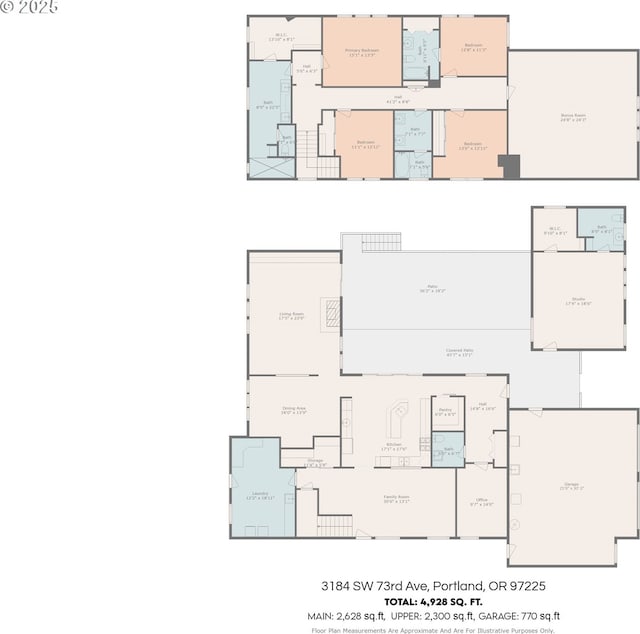 3184 SW 73rd Ave, Portland, OR 97225 - view of layout