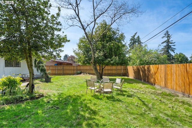 view of yard