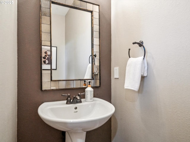 bathroom with a sink