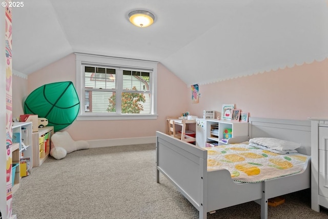 165 15th St, Salem, OR 97301 - bedroom featuring lofted ceiling and carpet flooring