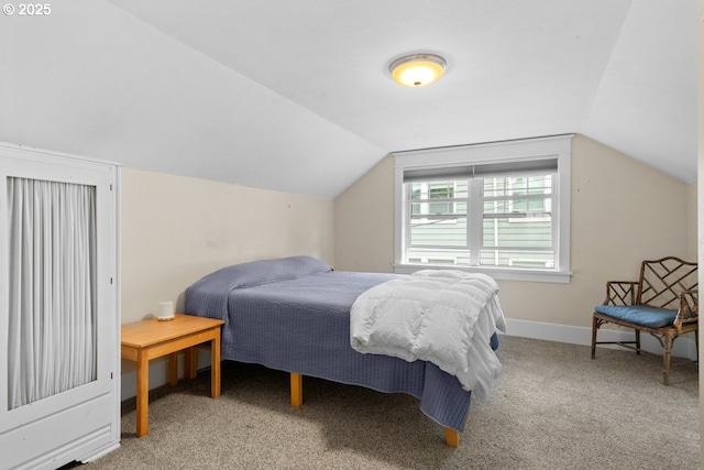 165 15th St, Salem, OR 97301 - carpeted bedroom with lofted ceiling and baseboards