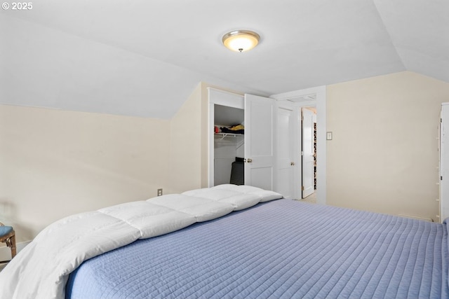 165 15th St, Salem, OR 97301 - bedroom with lofted ceiling, a closet, and a walk in closet