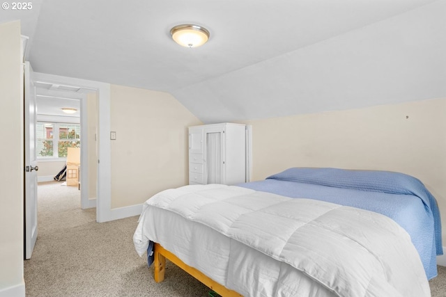 165 15th St, Salem, OR 97301 - bedroom featuring light colored carpet and vaulted ceiling