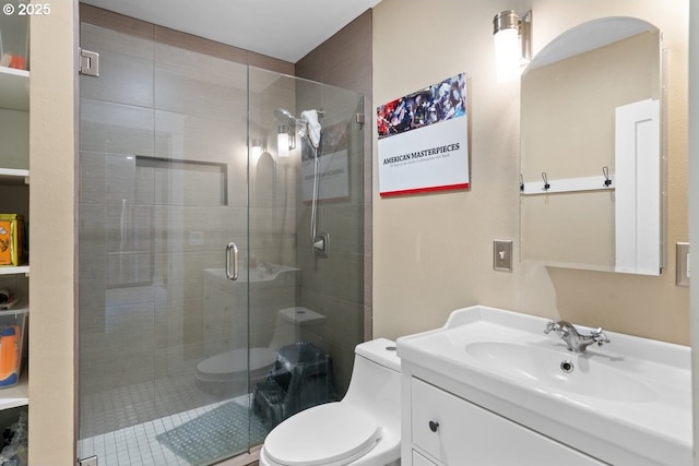 165 15th St, Salem, OR 97301 - bathroom with vanity and a shower stall