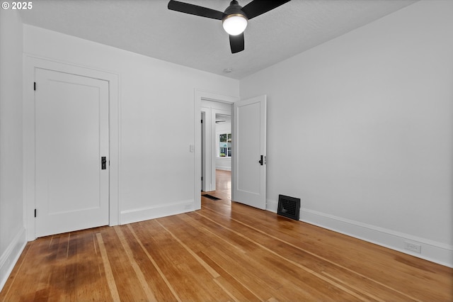 705 SE 5th St, Gresham, OR 97080 - unfurnished bedroom featuring light wood-type flooring and ceiling fan