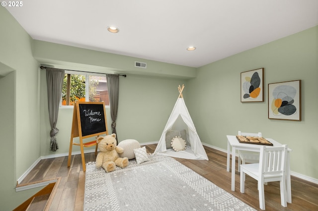 4025 Horton Rd, West Linn, OR 97068 - playroom featuring hardwood / wood-style flooring and recessed lighting
