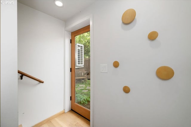 4541 NE 36th Ave, Portland, OR 97211 - doorway to outside with light wood-style floors