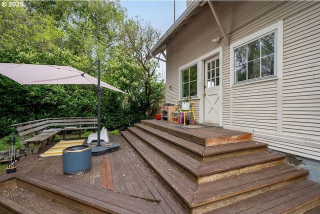 4541 NE 36th Ave, Portland, OR 97211 - view of wooden terrace