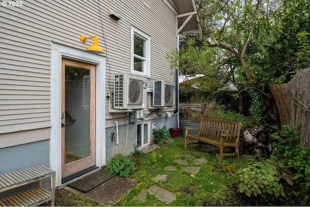 4541 NE 36th Ave, Portland, OR 97211 - view of exterior entry featuring ac unit