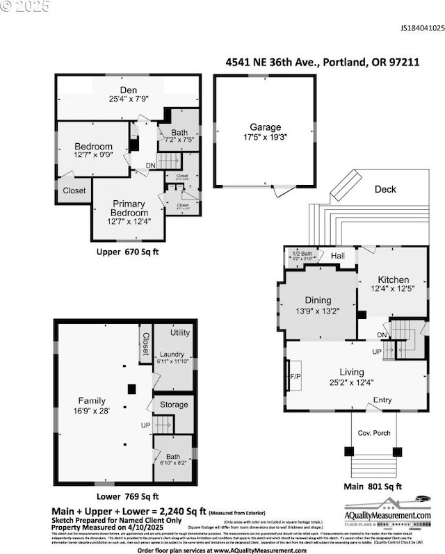 4541 NE 36th Ave, Portland, OR 97211 - room layout