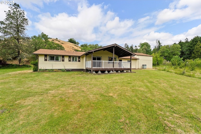 1223 Sable Dr, Roseburg, OR 97470 - back of house with a deck