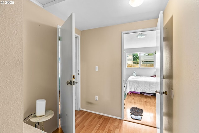 730 23rd St, Springfield, OR 97477 - bathroom with wood finished floors and baseboards