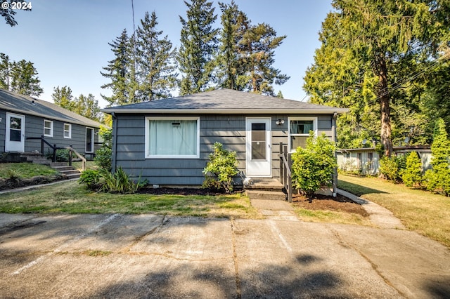 view of bungalow