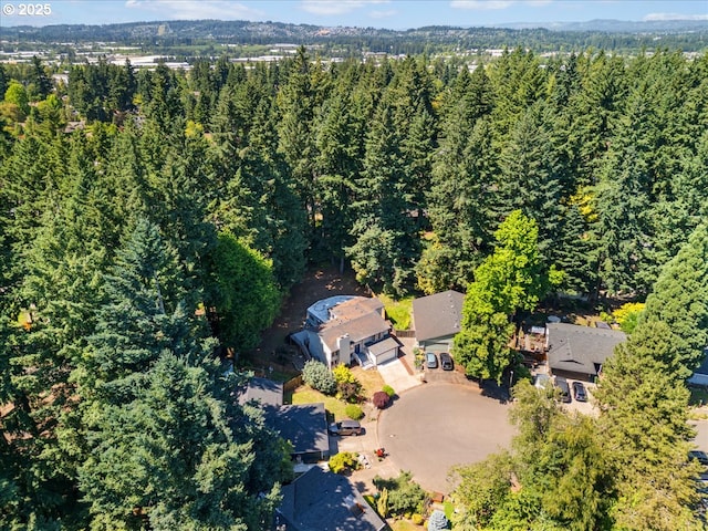 9995 SW Siuslaw Ln, Tualatin, OR 97062 - aerial view of property's location with a heavily wooded area