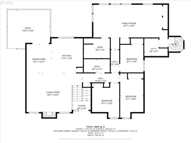 9995 SW Siuslaw Ln, Tualatin, OR 97062 - view of room layout