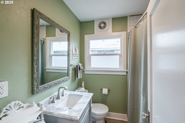 1180 16th St NE, Salem, OR 97301 - full bathroom featuring vanity and a shower with shower curtain