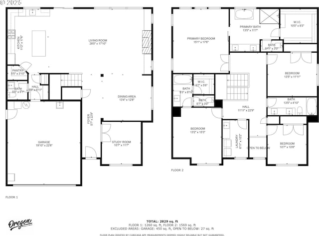 15955 SE Cherry Blossom Way, Happy Valley, OR 97015 - view of floor plan / room layout