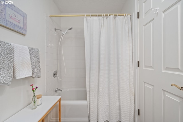 5239 Madrona St, Lake Oswego, OR 97035 - bathroom with shower / tub combo with curtain and vanity