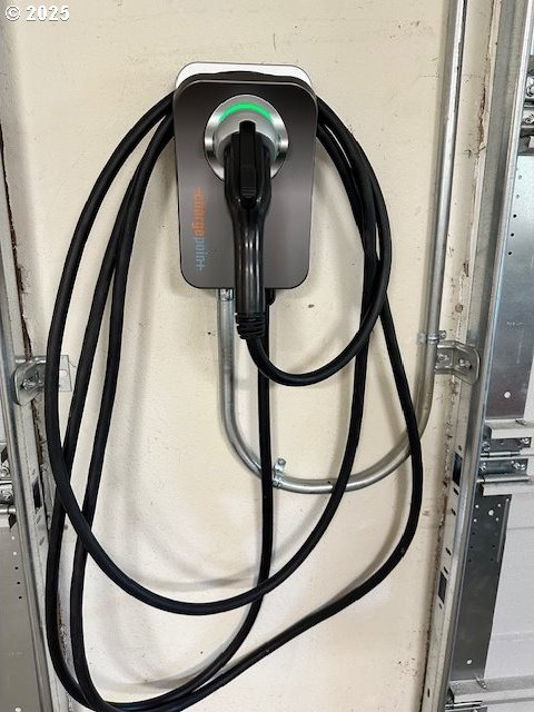 5239 Madrona St, Lake Oswego, OR 97035 - garage view of electric vehicle charger