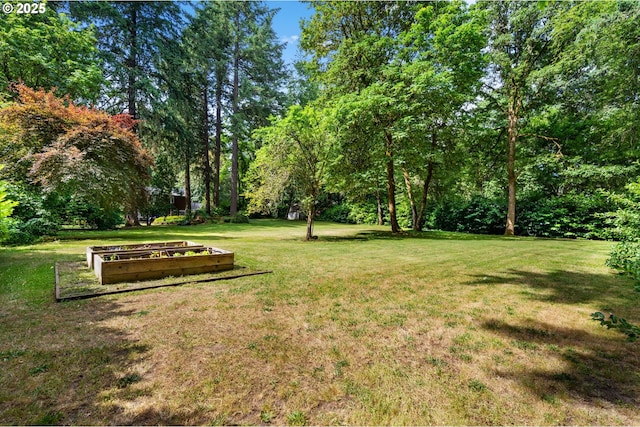 5239 Madrona St, Lake Oswego, OR 97035 - view of green lawn with a garden