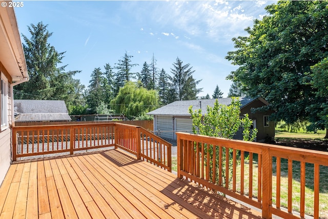 3111 Lindsey Dr, Longview, WA 98632 - view of wooden terrace