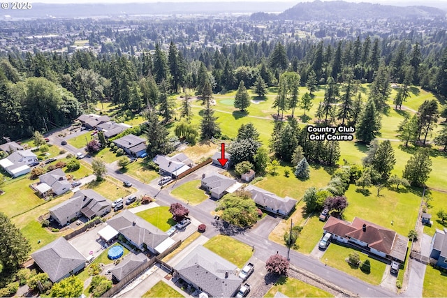 3111 Lindsey Dr, Longview, WA 98632 - aerial perspective of suburban area featuring a forest