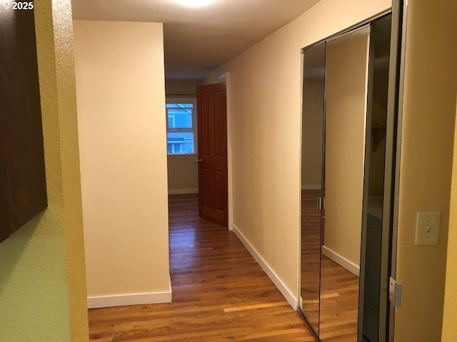 934 SE Nehalem St, Portland, OR 97202 - hallway with wood finished floors and baseboards