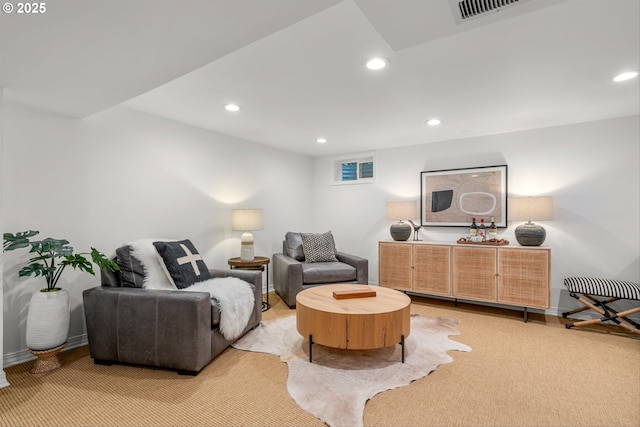 630 9th St, Lake Oswego, OR 97034 - living room featuring recessed lighting and baseboards