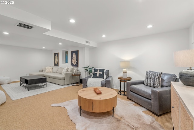 630 9th St, Lake Oswego, OR 97034 - living area featuring recessed lighting and light colored carpet
