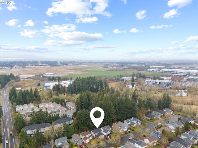 bird's eye view featuring a residential view