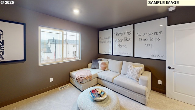 14924 NW Legend St, Portland, OR 97229 - living room featuring light colored carpet