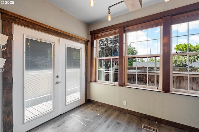 622 C St, Washougal, WA 98671 - doorway to outside with healthy amount of natural light and wood finished floors