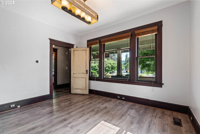622 C St, Washougal, WA 98671 - spare room featuring wood finished floors and baseboards