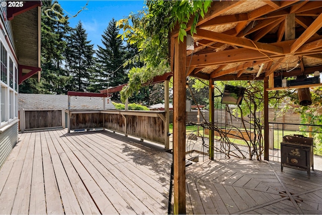 622 C St, Washougal, WA 98671 - view of wooden terrace